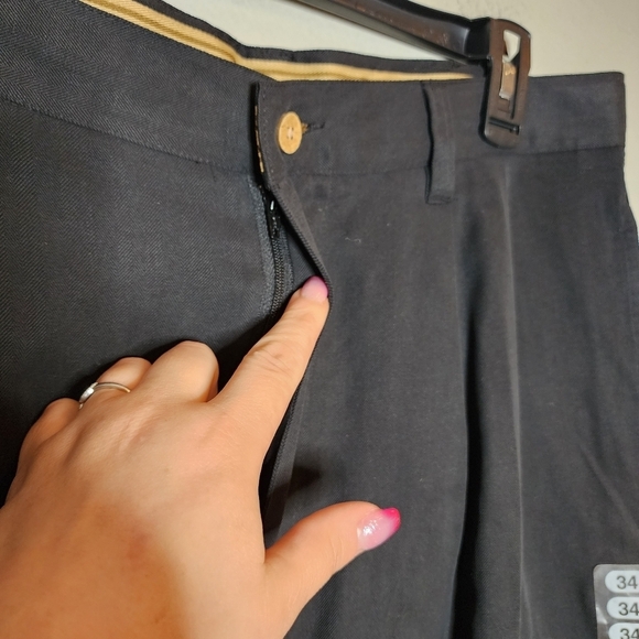 NWT Jamaica Jaxx 100% silk black flowy 9" shorts. Men's size 34 - Picture 7 of 15